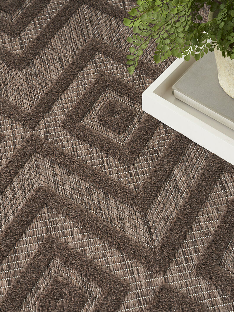 Versatile NRV01 Brown 10' x 14' Rug