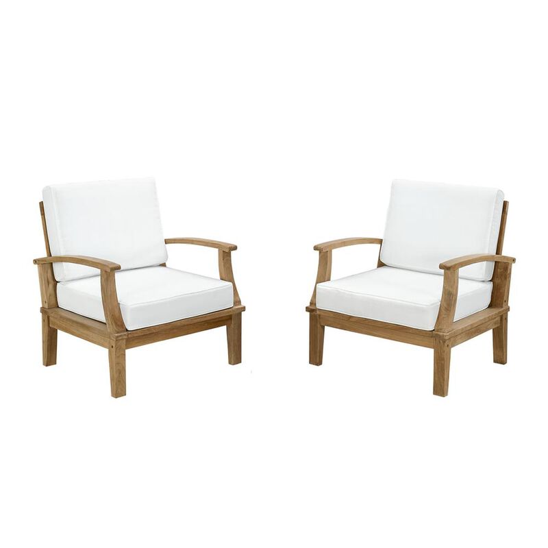 Modway Marina 2 Piece Outdoor Patio Teak Set