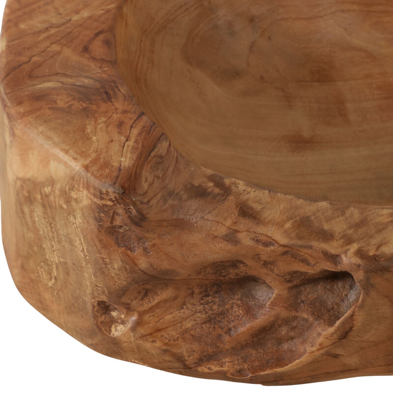 24x10" Long Teak Wood Bowl image number 4