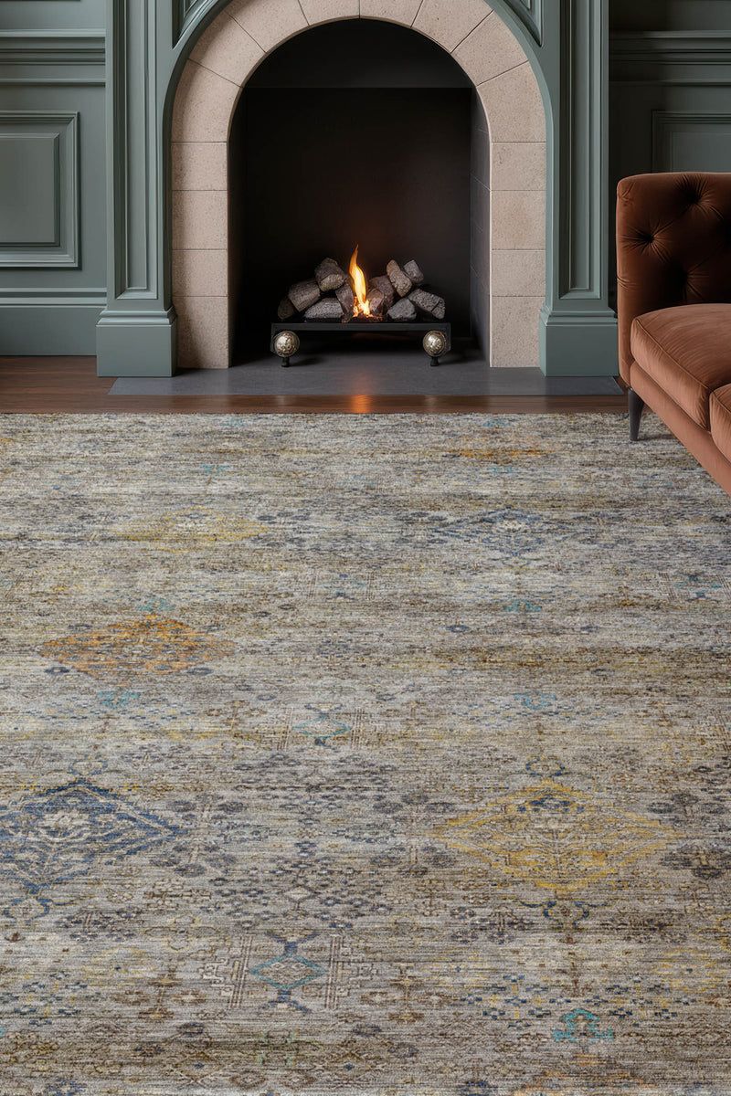 Aristo AR1 Pewter 9' x 12' Rug image number 1