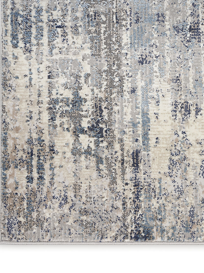 CK022 Infinity IFN04 Ivory/Gray/Blue 6' x 9' Rug