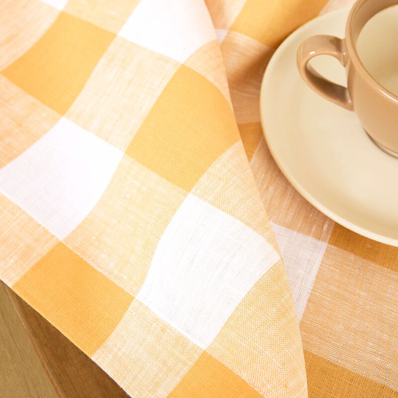 Linen Dinner Napkins - Buffalo Check image number 3