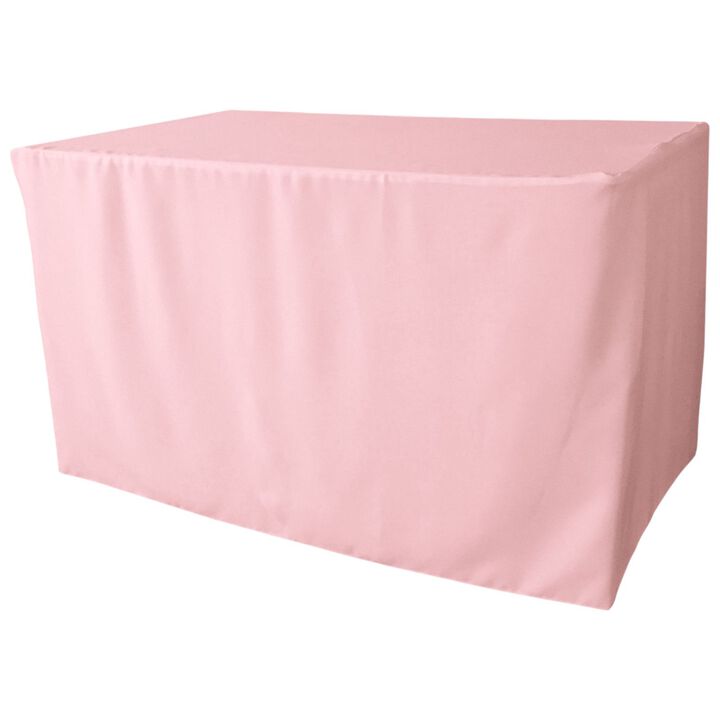 Polyester Poplin Stretch Fitted Table Cover 48 x 30 Inch for Parties & Events