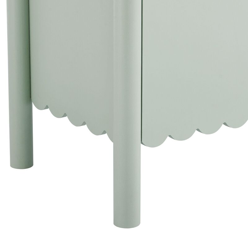 Modway Emmeline 2-Door Scalloped Sideboard in Light Gray image number 8