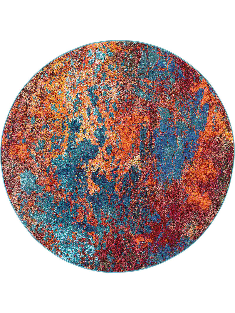 Celestial CES08 Atlantic 5'3" x Round Rug