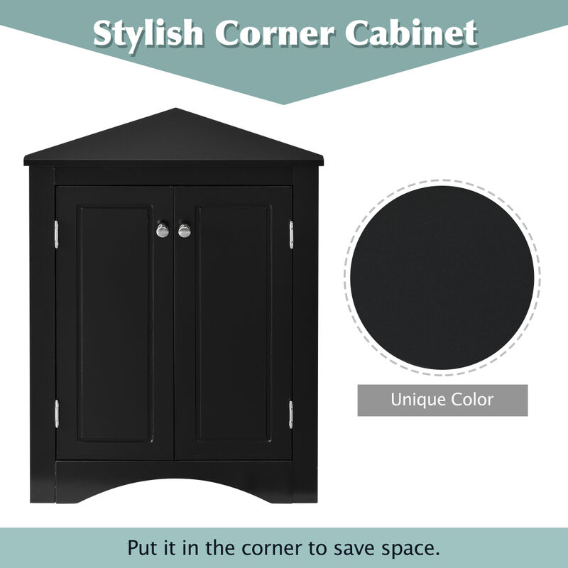Folreb Triangle Bathroom Storage Cabinet image number 6
