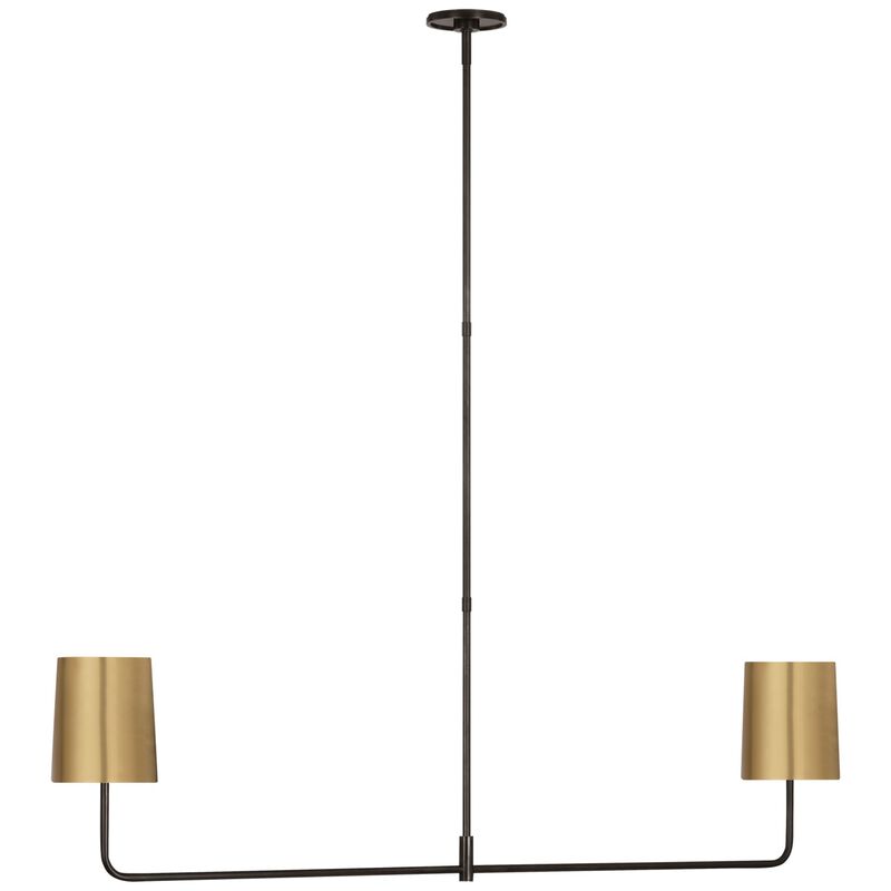 Barbara Barry Go Lightly Two Light Linear Chandelier Collection