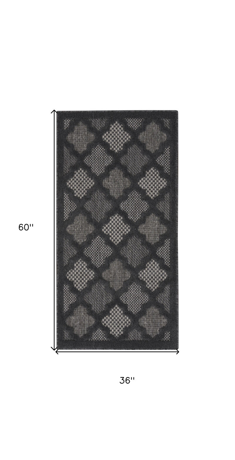 HomeRoots Trellis Indoor Outdoor Area Rug image number 4