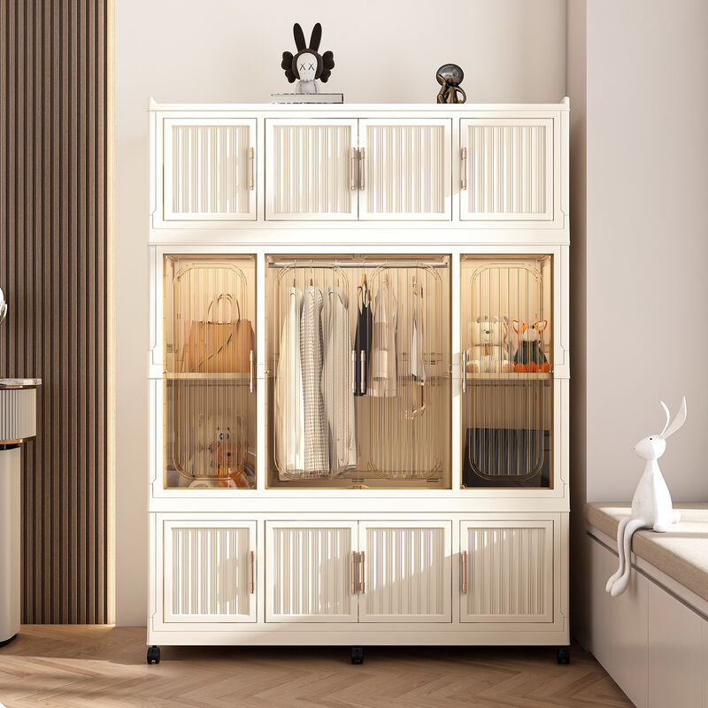 TATEUS Portable Wardrobe Closet image number 2