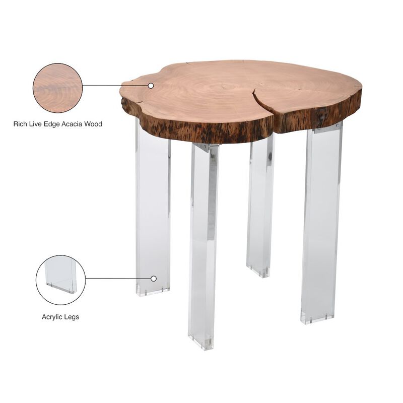 Meridian Furniture Woodland Natural Wood End Table