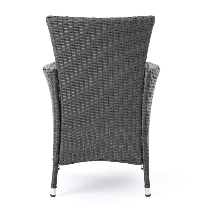 Merax 2 PCS Outdoor Wicker Dining Chairs