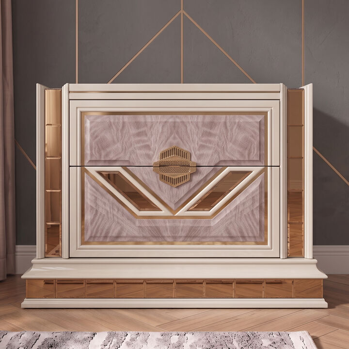 Aurenvique 2-Drawer Nightstand
