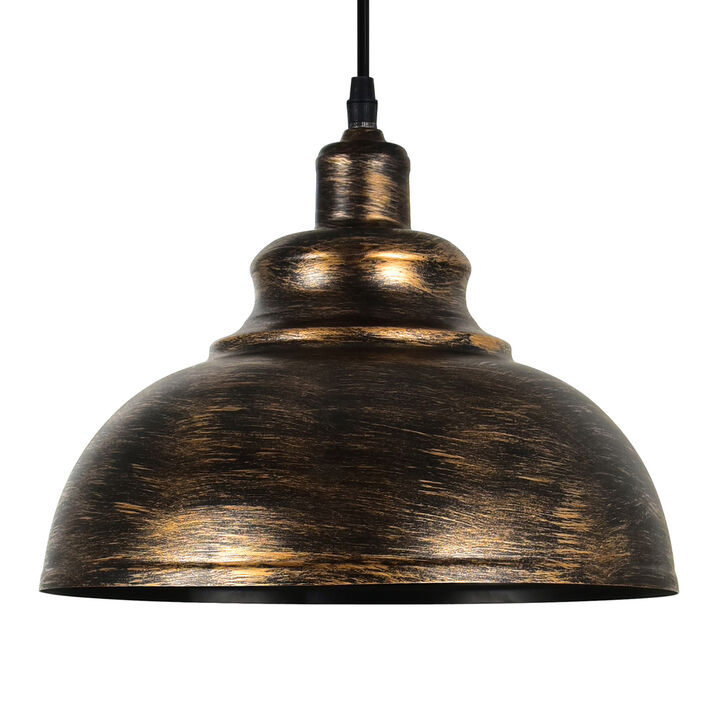 Vogel 1 Light Down Mini Pendant With Antique Copper Finish