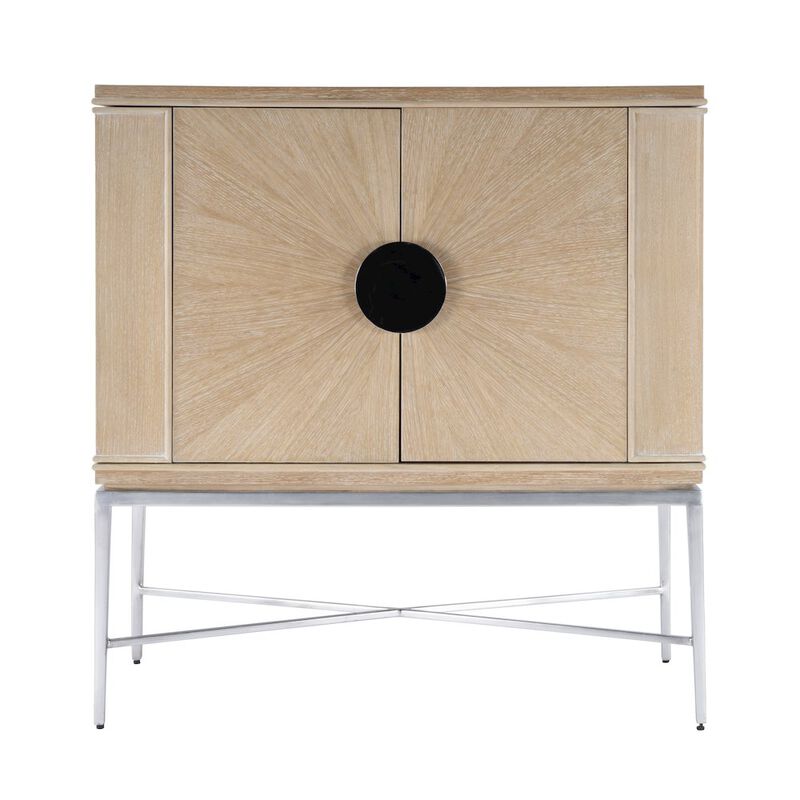 Butler Specialty Joanie 2- Door Wine Cabinet, Tan/Beige image number 3