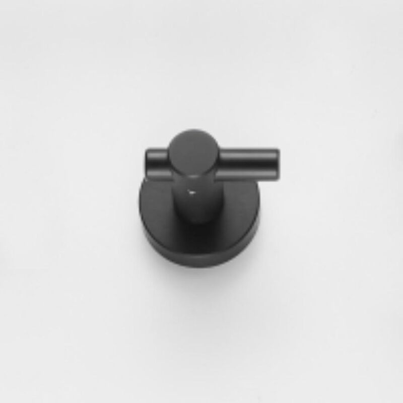 Round Base Wall-Mounted Hook with Screws Sturdy Metal Hanger for Coats, Towels & Accessories