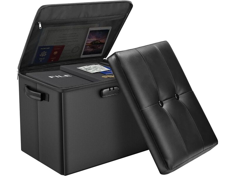 Fireproof Folding Ottoman Foot Rest