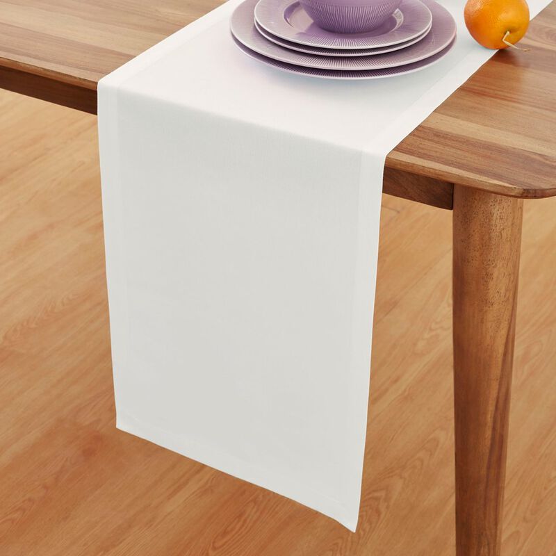 Cotton Linen Table Runner - Dru - Cotton Linen Plain