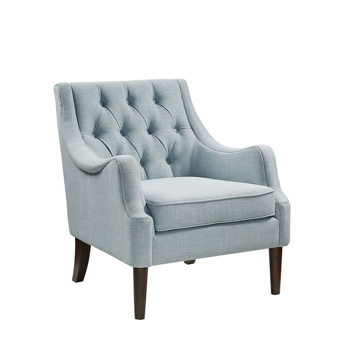 Gracie Mills Gibson Classic Comfort Button Tufted Accent Chair