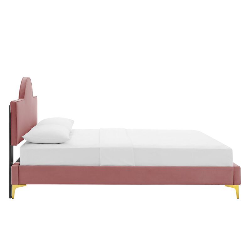 Sunny Performance Velvet Twin Bed image number 2