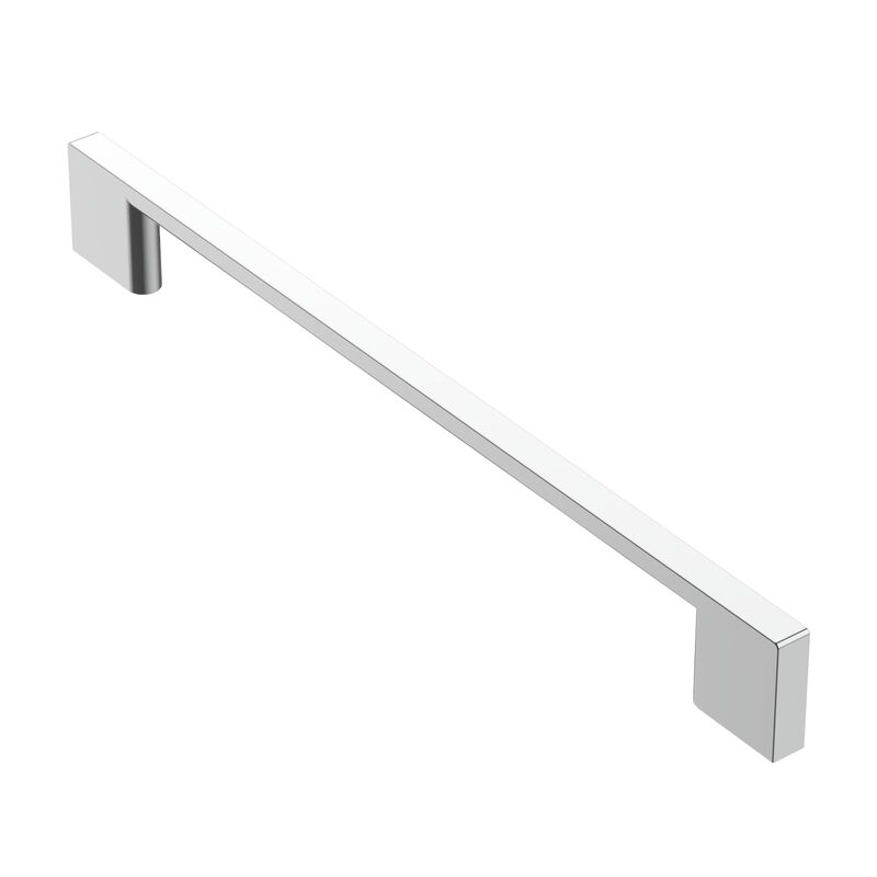 Alzassbg 5 Pack Polished Chrome Cabinet Pulls, 7-1/2 Inch(192mm) Hole Centers Rectangle Cabinet Handles Kitchen Pulls for Drawer