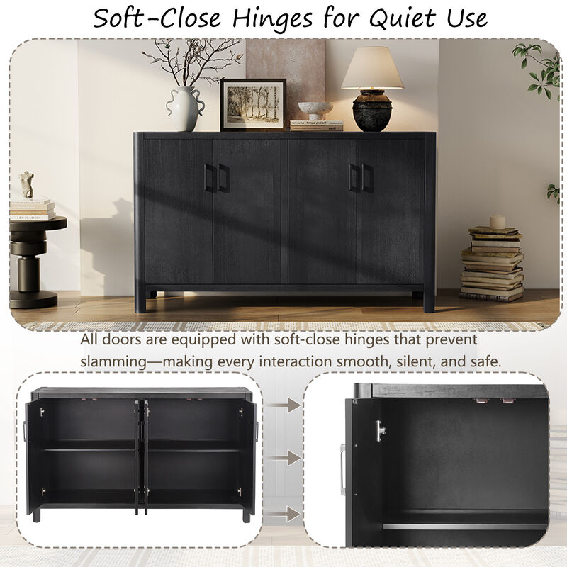 Farmhouse Rustic Storage Cabinet image number 3
