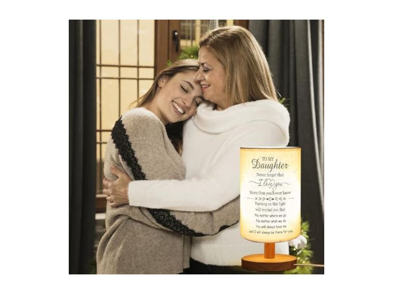 Daughter Valentines Gifts To My Daughter Table Lamp Christmas Easter Gifts For image number 3