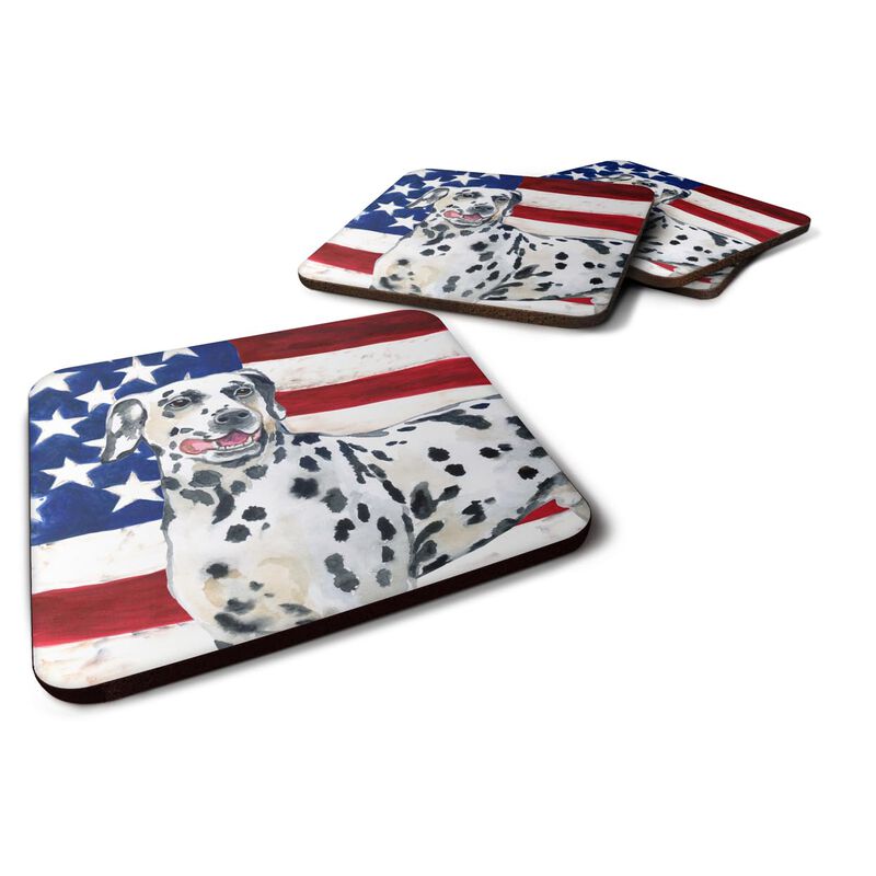 Caroline's Treasures Dalmatian Patriotic Decorative coasters, Multicolor
