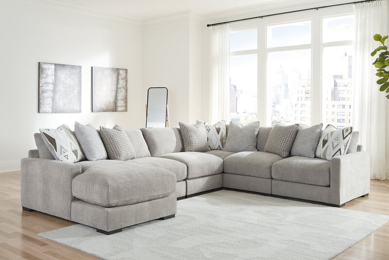Aslan Court 6-Piece Sectional with Chaise image number 1