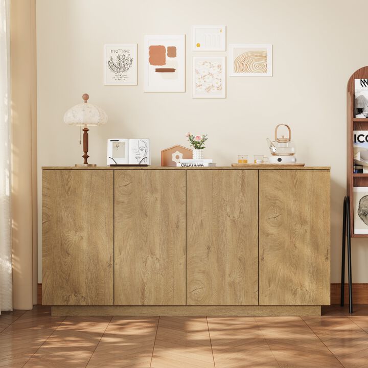 Rozax Wood Sideboard Buffet Cabinet