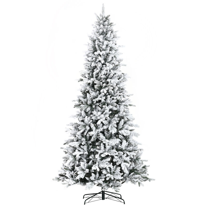 BreeBe 9FT Auto-Open Artificial Christmas Tree with Realistic Pine Branches image number 0