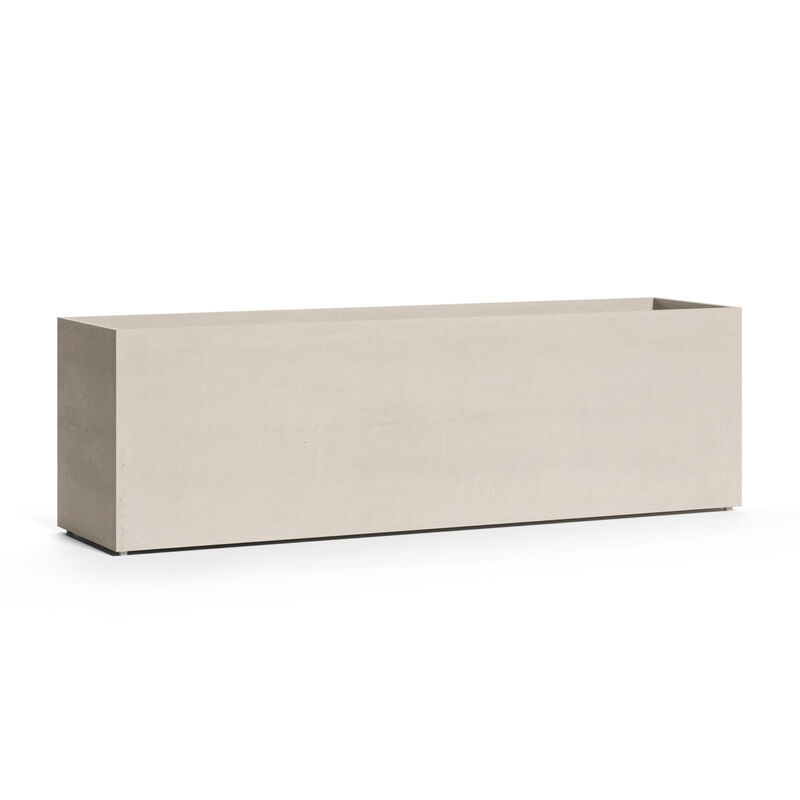 COSAPOTS Lonno Long Rectangular Planter - Fiberglass Indoor/Outdoor and Weather-Resistant Extra Large Planter