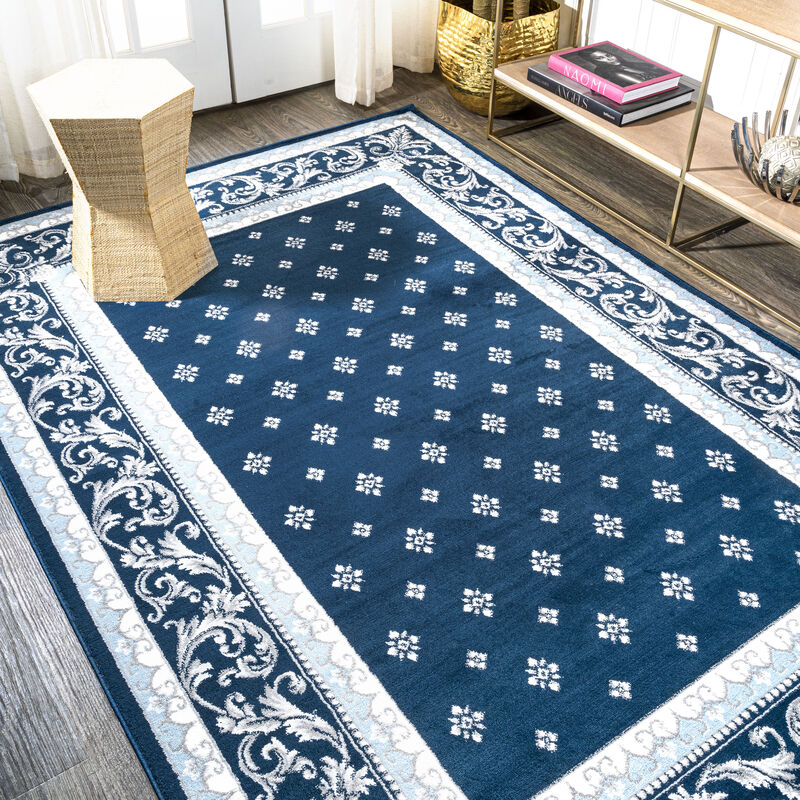 Acanthus French Border Area Rug