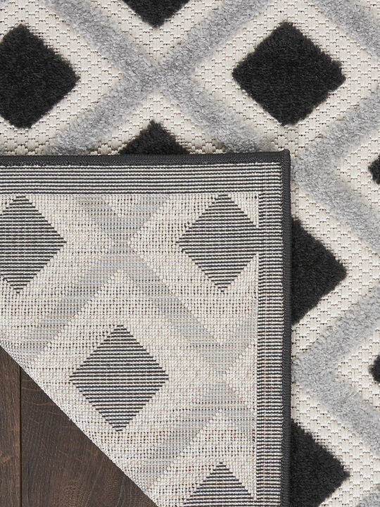 Aloha ALH26 Black/White 9' x 12' Rug