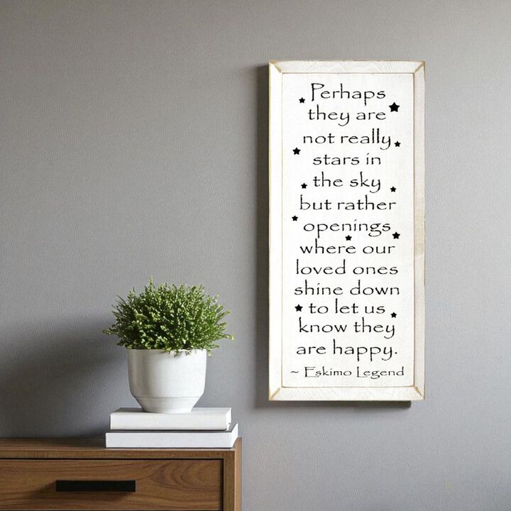 Memorial Wood Sign Loved Ones Shine Down Inspirational Sympathy Wall Decor