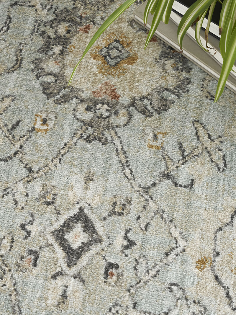 Oushak Home OUS01 Mint 8' x 9'10" Rug image number 7