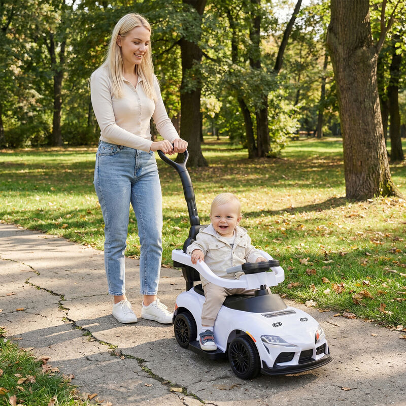 Toddler 3 in 1 Sliding Walking Toy with Foot to Floor Stroller Design image number 1
