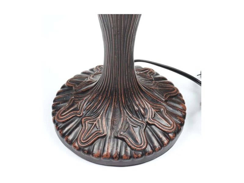 Antique Metal Table Lamp For Bedroom Living Room Brown image number 3