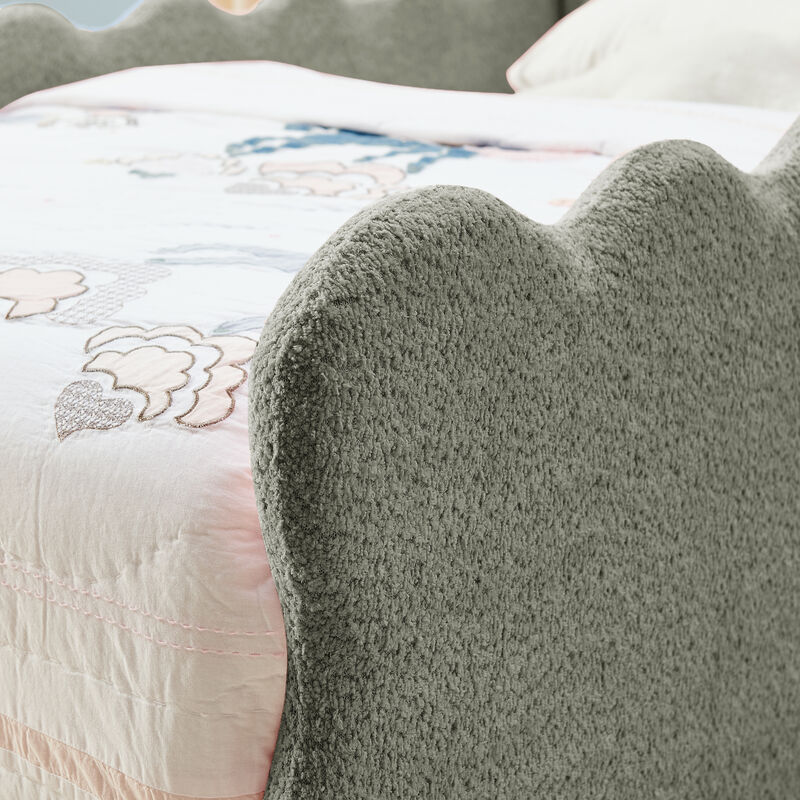 Ganwan Cute Dinosaur-Shaped Kids Bed Frame image number 6
