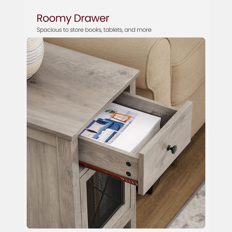 Side Table with Storage and Charging Station image number 7