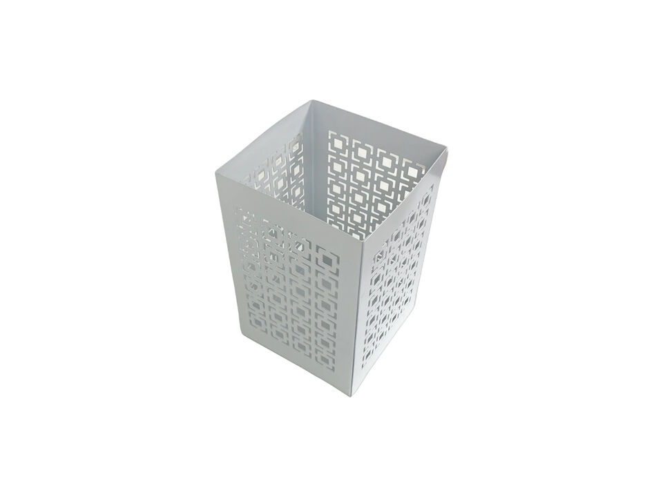 Breeze Block Metal Container-White
