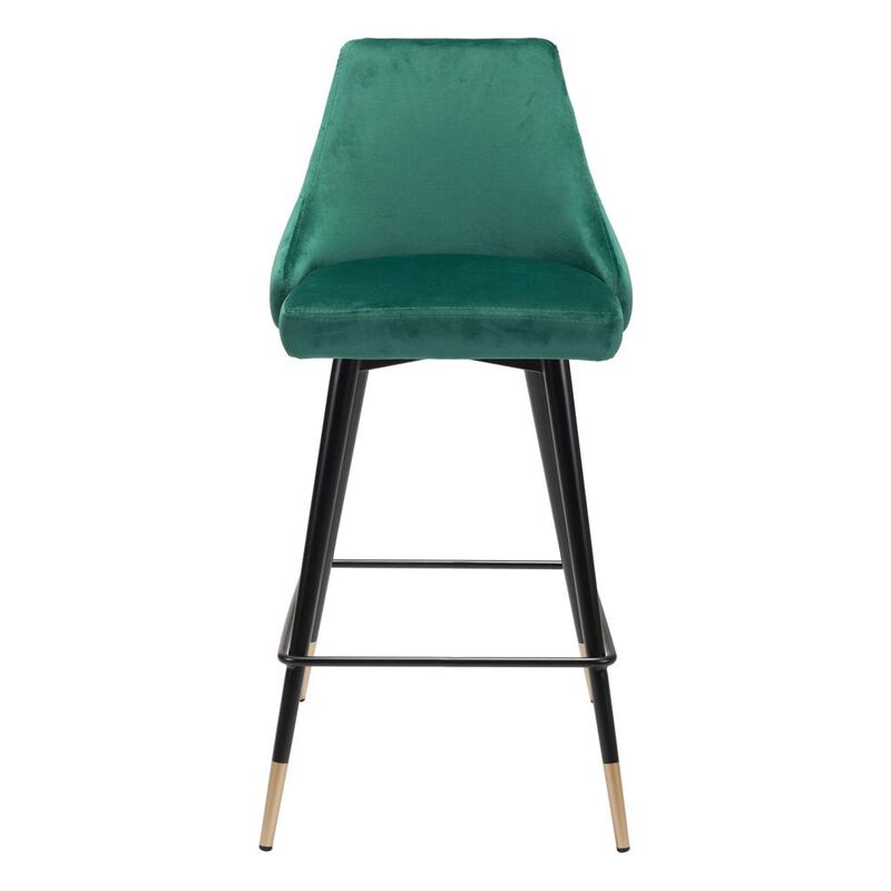 Belen Kox Piccolo Counter Chair, Green Velvet, Belen Kox image number 1