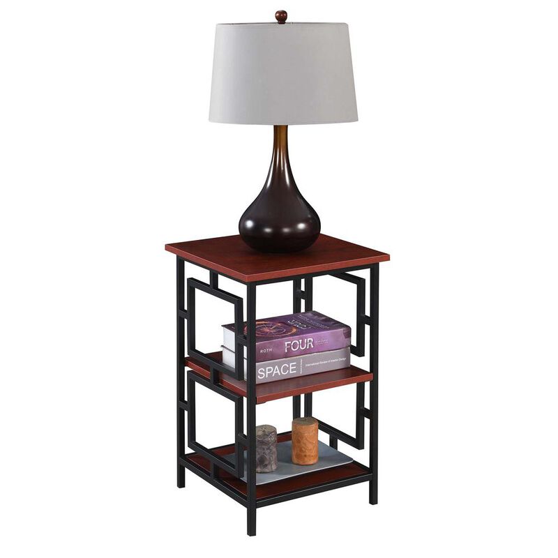 Convenience Concepts Town Square Metal Frame End Table
