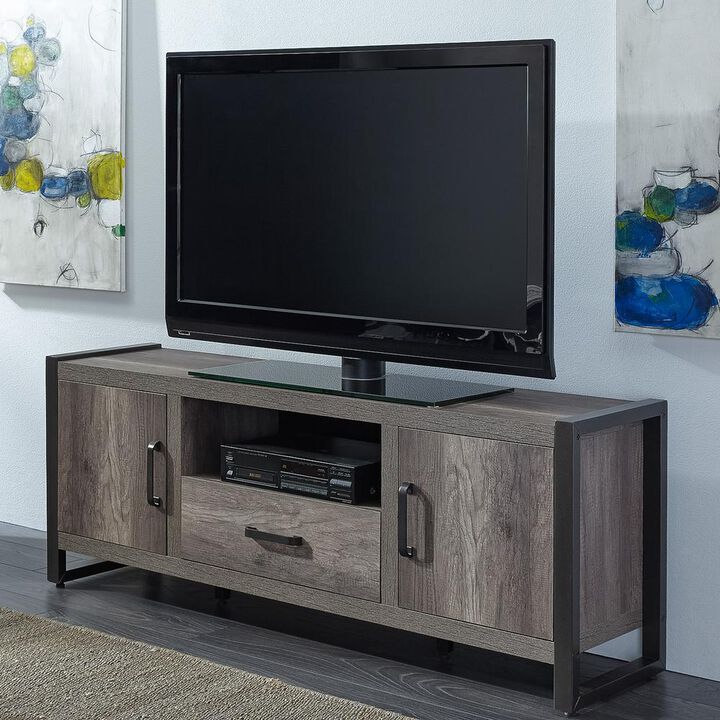 Liberty Furniture Tanners Creek Entertainment TV Stand in Graystone