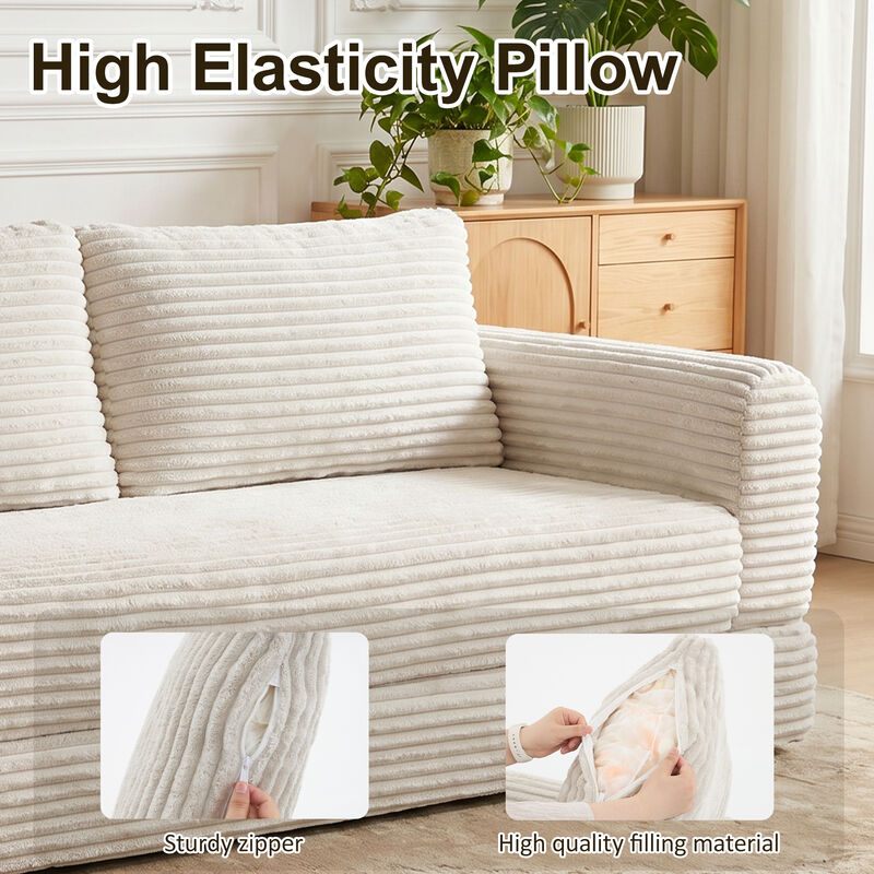 Reptax Convertible Sleeper Sofa Bed image number 3