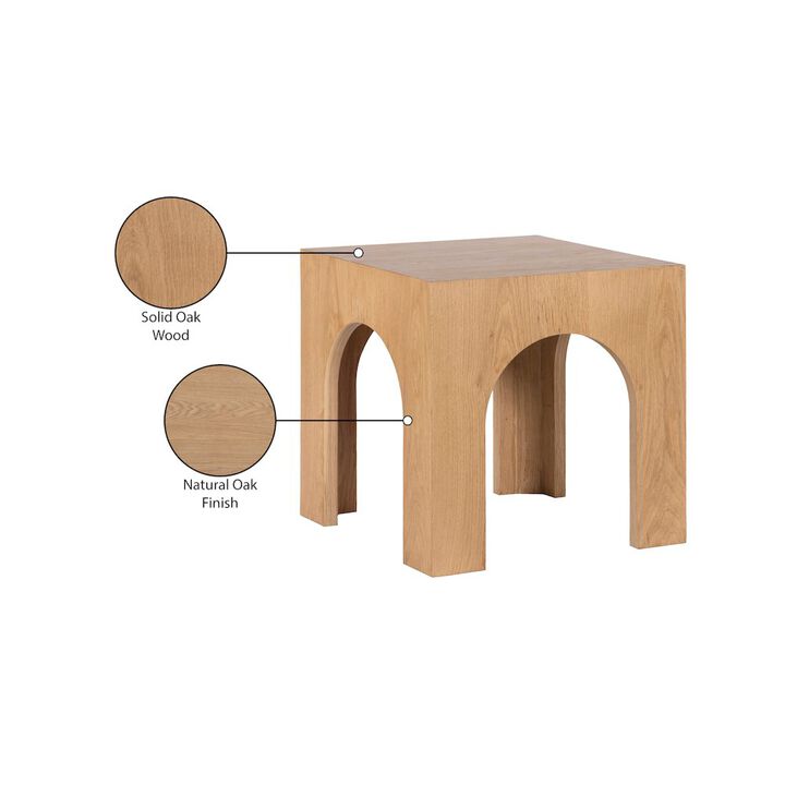 Meridian Furniture Arch Oak End Table