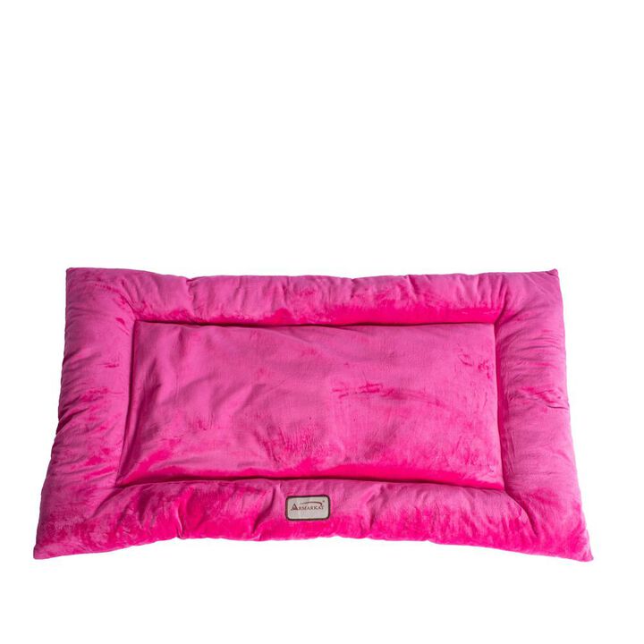 Armarkat Medium Pet Bed Mat With Poly Fill Cushion In Vibrant Pink