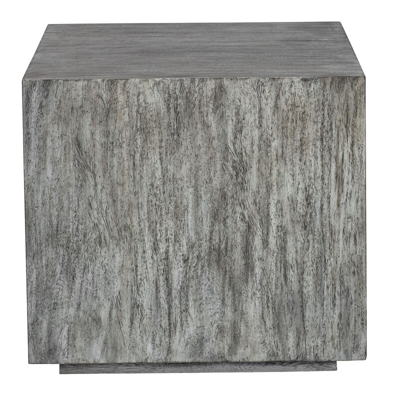Kareem Modern Gray Side Table