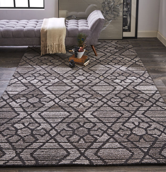 Asher 8766F Taupe/Black/Gray 2' x 3' Rug
