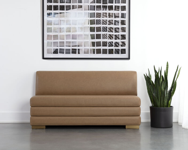 Weston Milliken Cognac Banquette image number 4