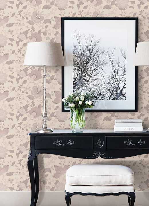 Vittoria Rose Floral Wallpaper